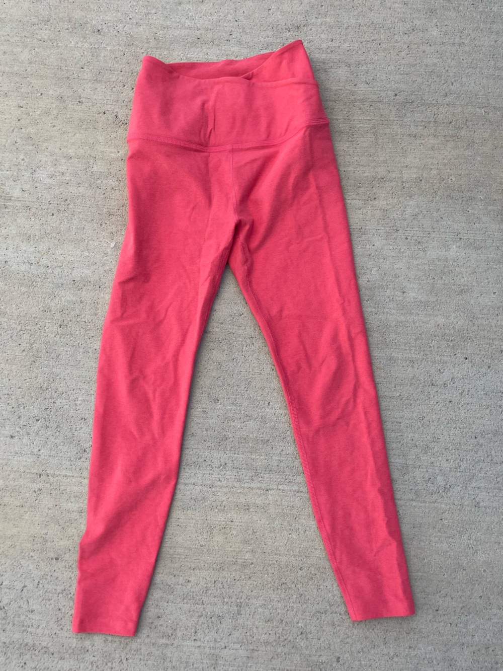 Beyond Yoga Crossover 7/8 Coral Leggings